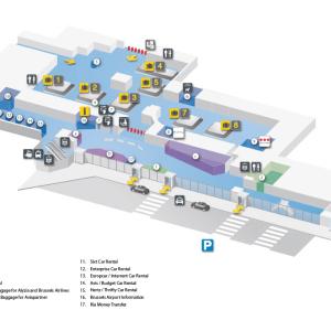 Zone de récupération des bagages